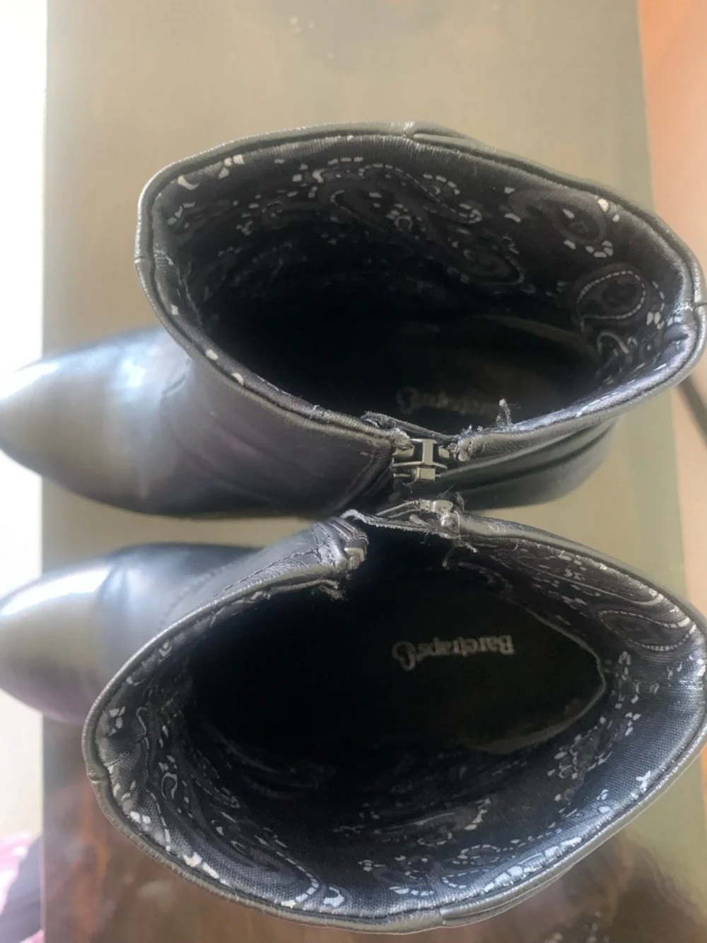 BareTraps Black Kacey Ankle Booties with decorative Side Buckle - Picture 8 of 13